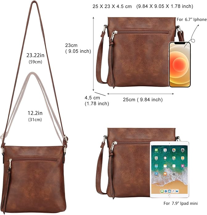 Sophia | Luxury Three-Piece Hobo Handbag Set