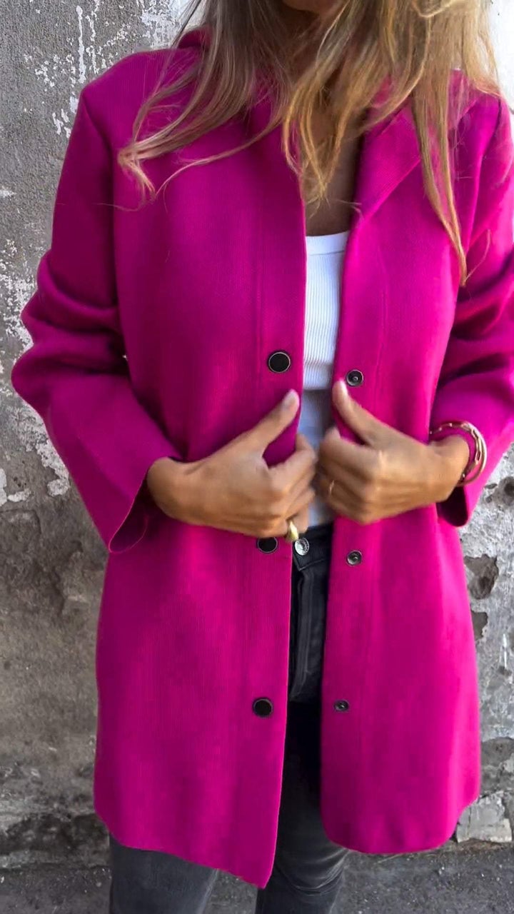 Mich - Buttoned Hooded Jacket