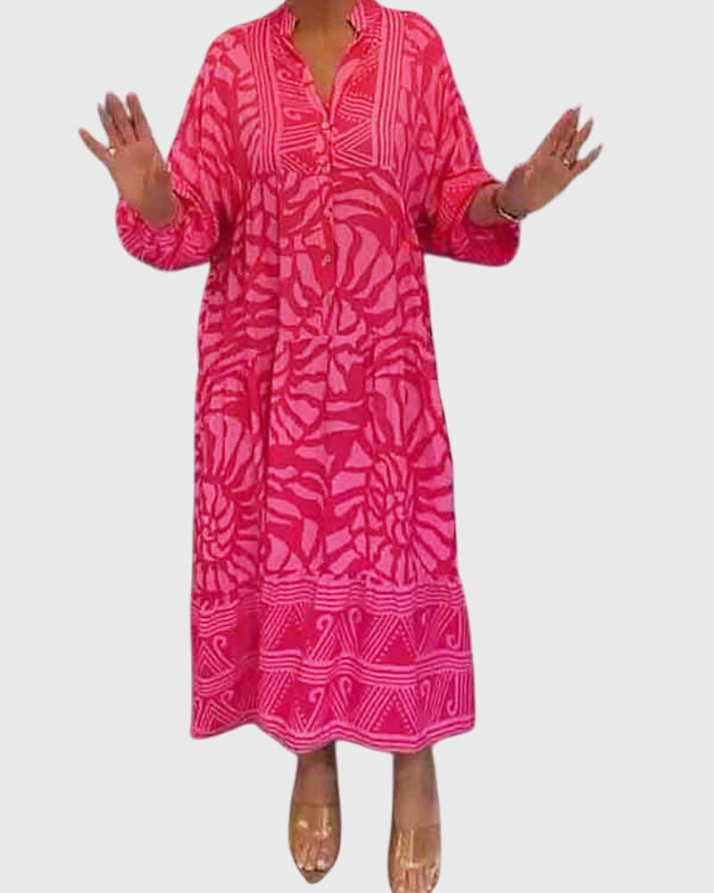Mckinley - Maxi Dress With Elegant Print