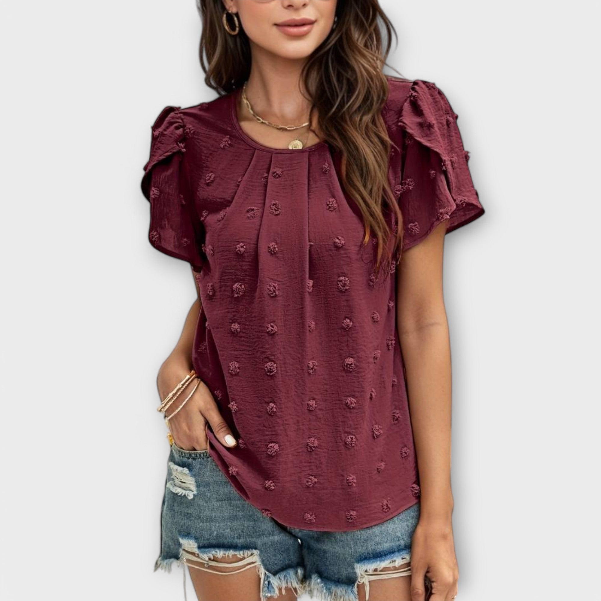 Charlotte - The Perfect Dot Blouse