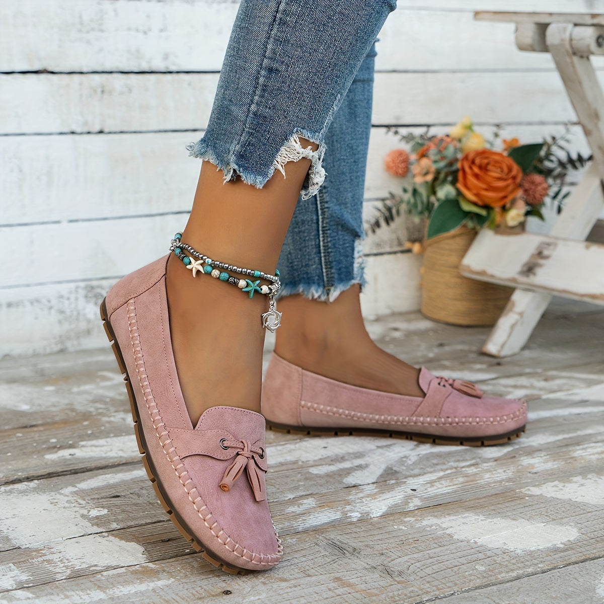 Nadine - Timeless Tassel Detail Loafers