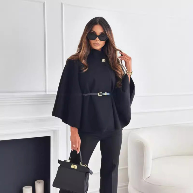 Anastasia - Stylish Butterfly Jacket with Belt
