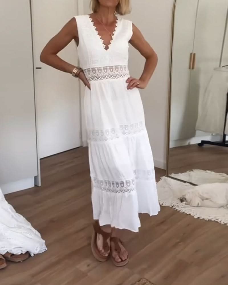Amelia | Elegant Lace Maxi Dress
