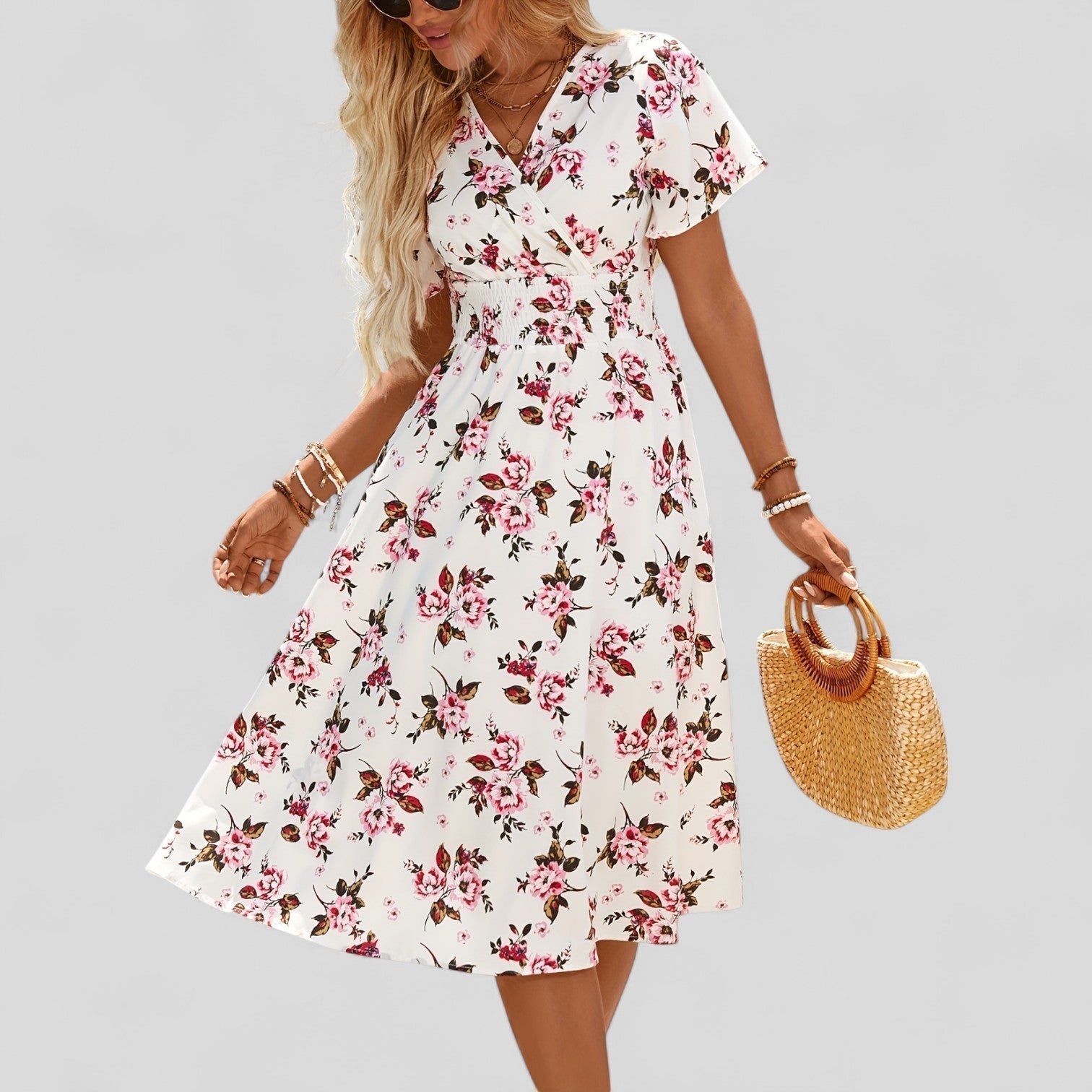 Gretalise - Comfortable Summer Midi Dress