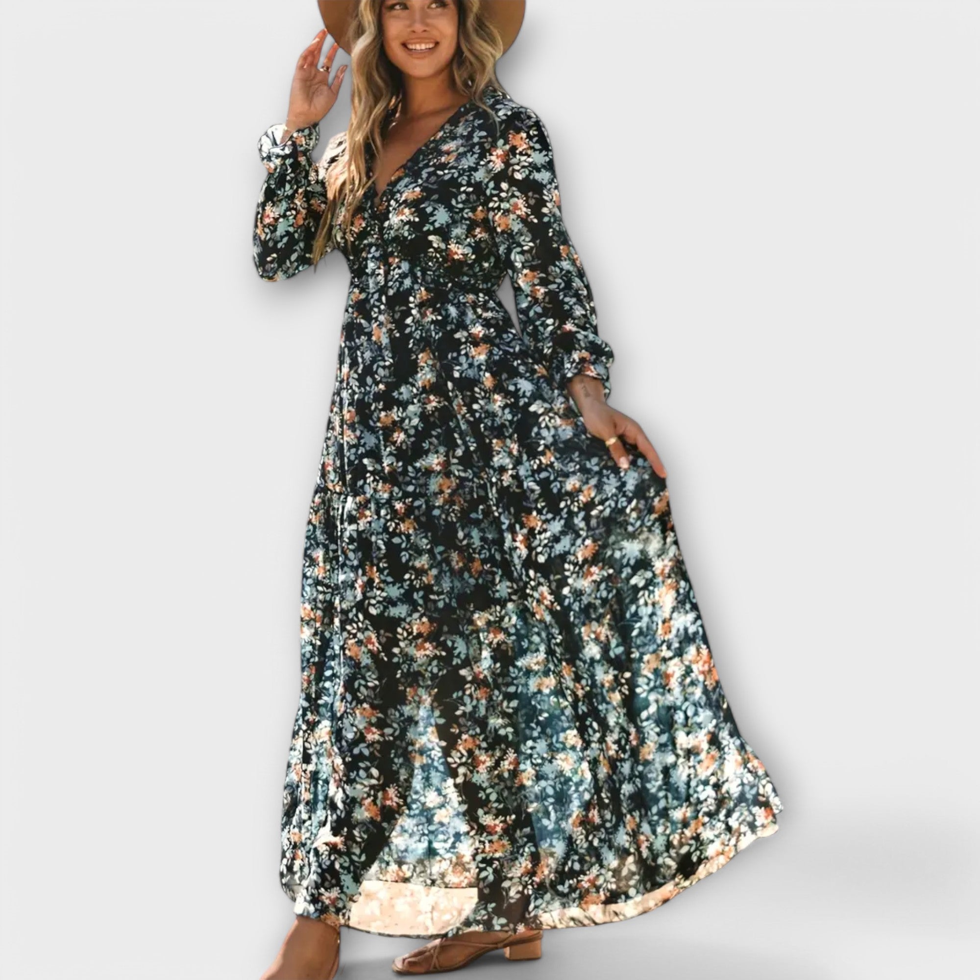 Ynah - Elegant Maxi Dress
