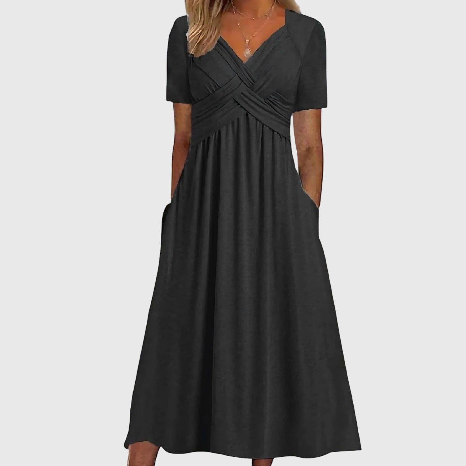 Viola - Midi Dress with Tummy Control