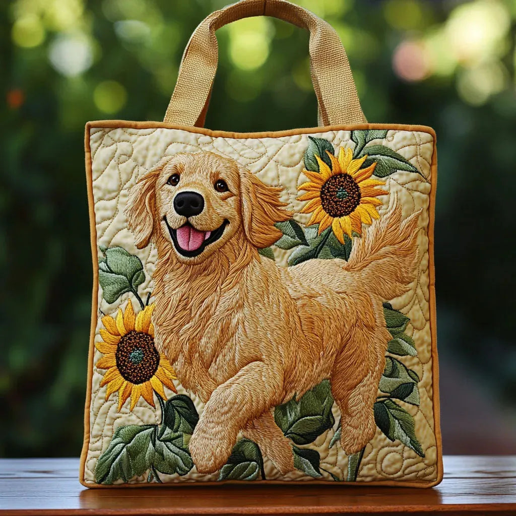 Chic Quilted Velvet Tote Bag
