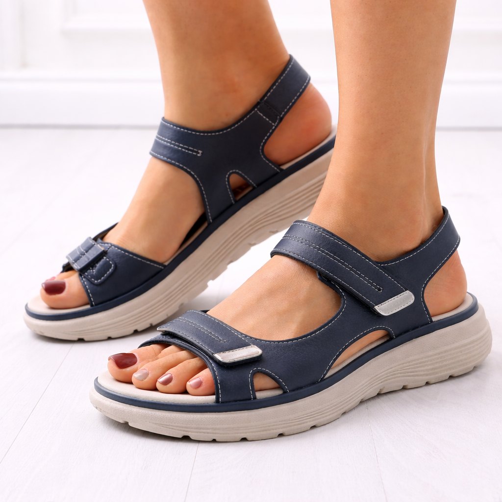 Adjustable Strap Women’s Orthopedic Platform Sandals – Everyday Comfort and Support