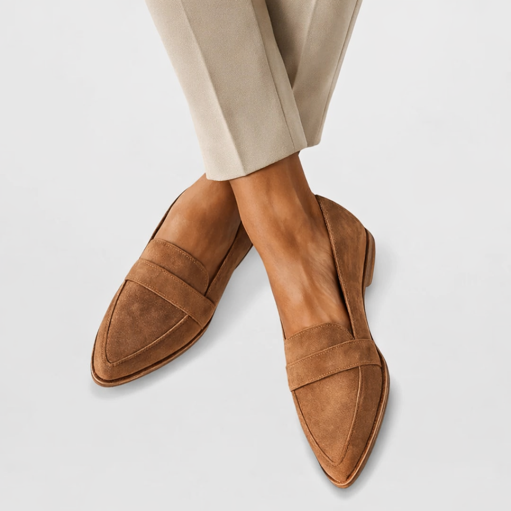 Elegant Women's Orthopedic Soft Suede Loafers – Ideal Fit