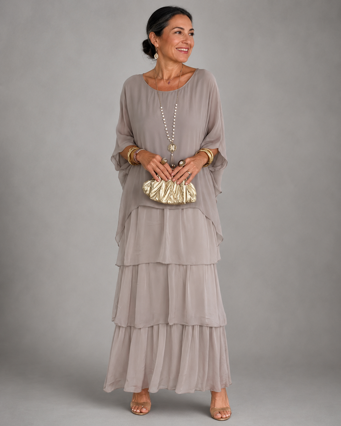 Evelyn | Graceful Layered Maxi Dress