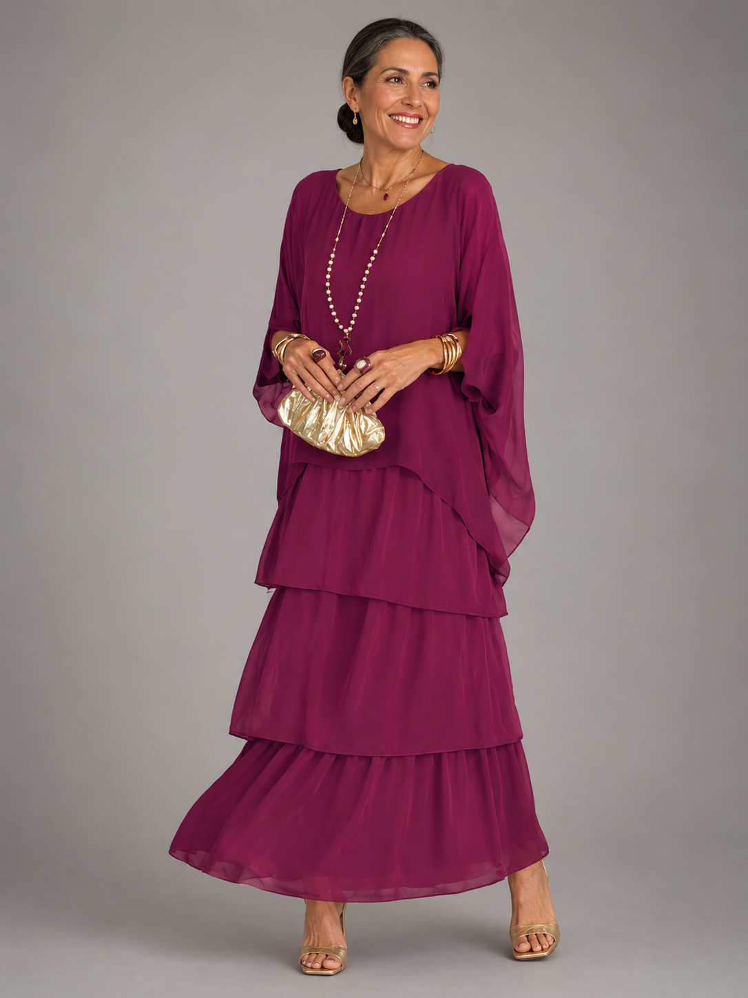 Evelyn | Graceful Layered Maxi Dress