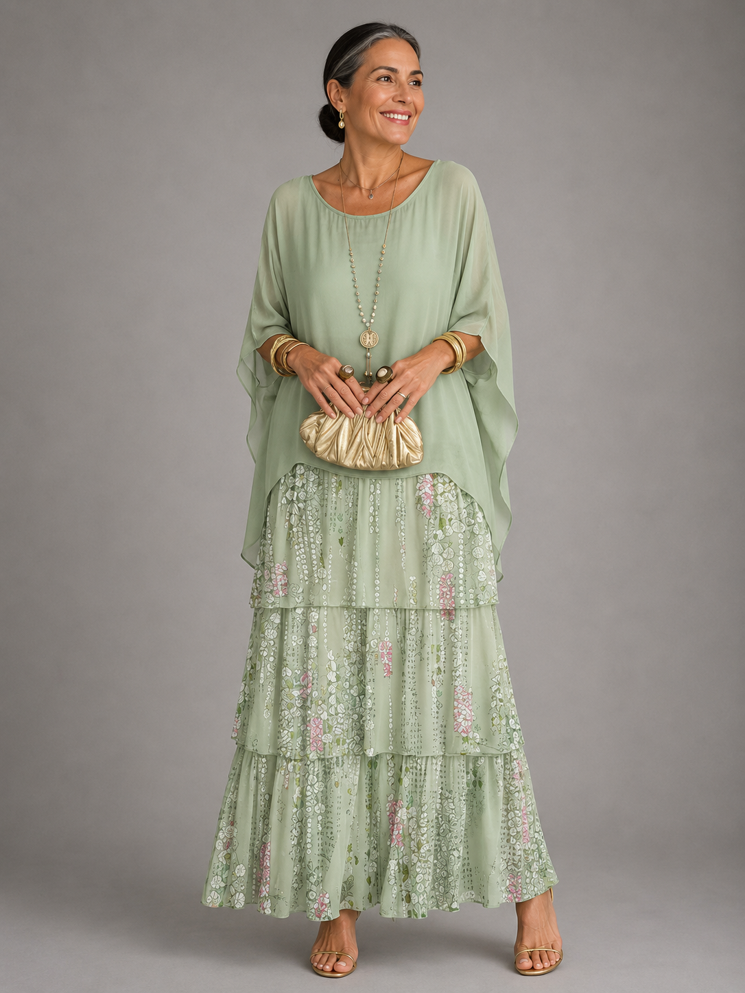 Evelyn | Graceful Layered Maxi Dress