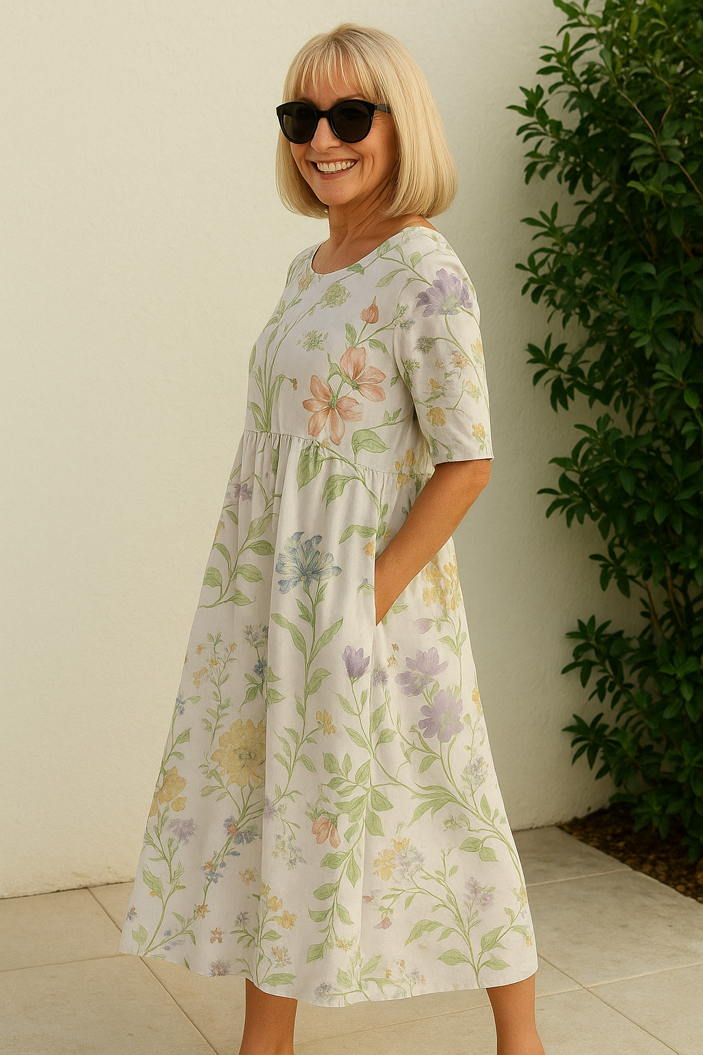 Elodie | Relaxed Everyday Midi Dress