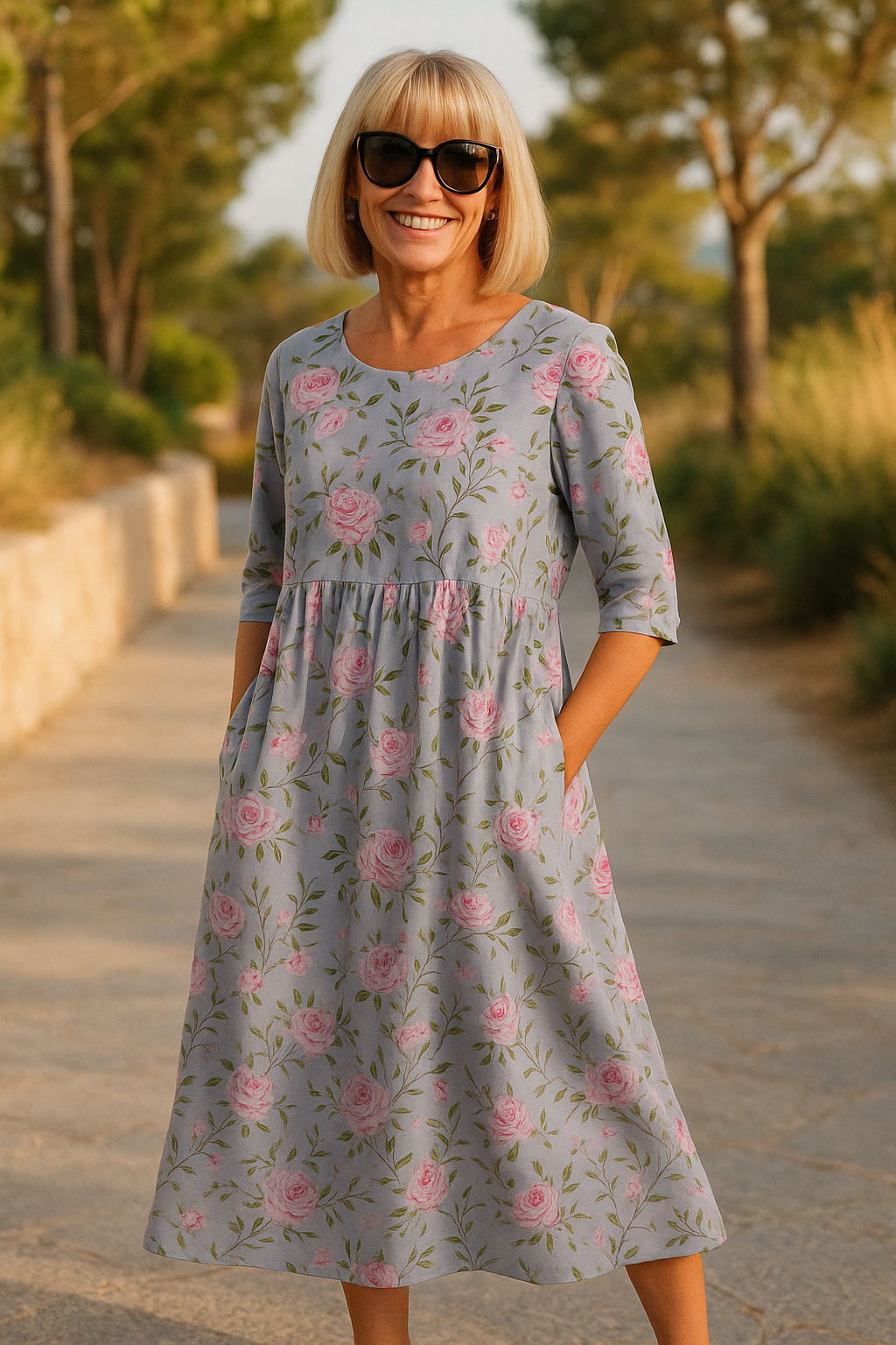 Elodie | Relaxed Everyday Midi Dress