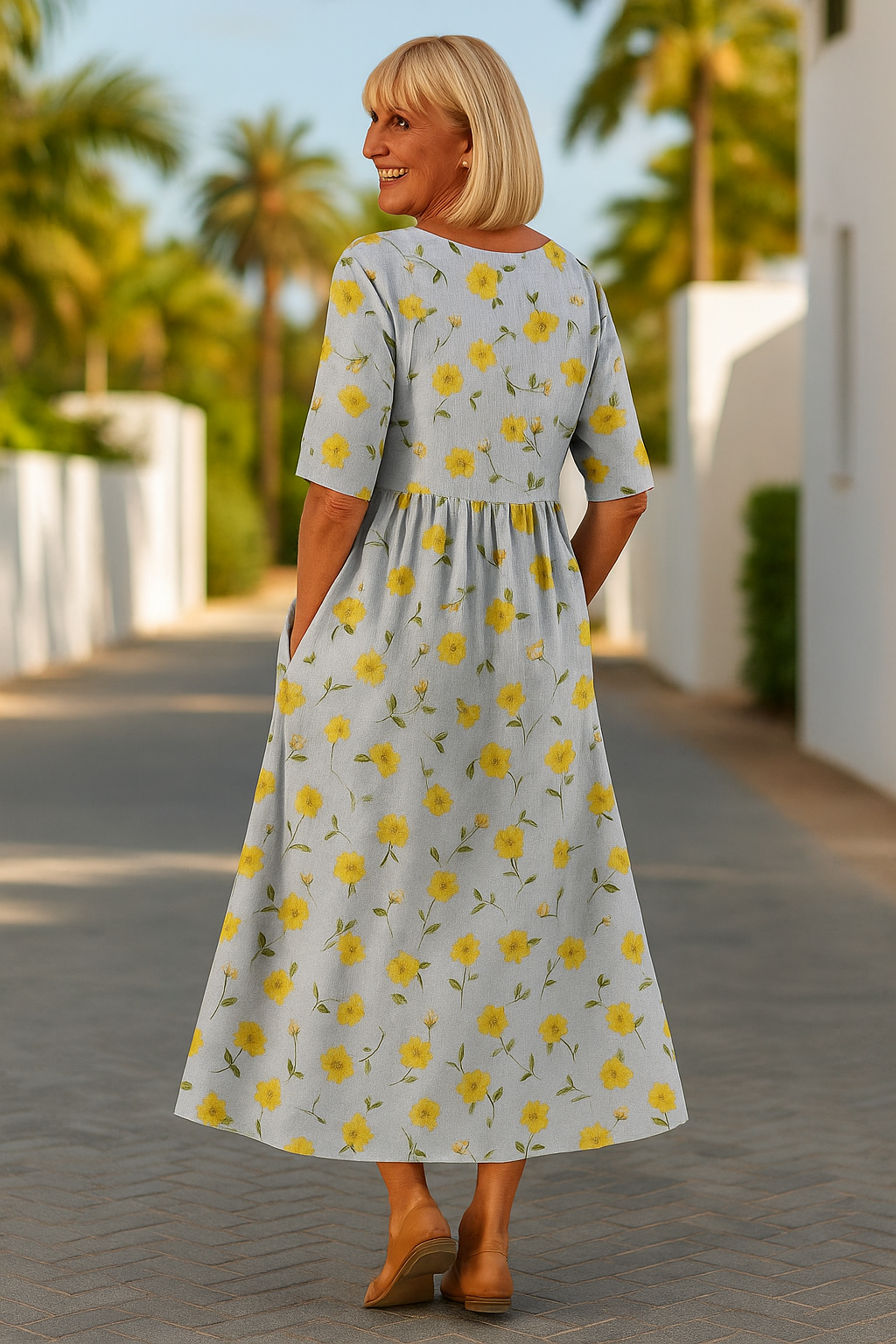 Elodie | Relaxed Everyday Midi Dress