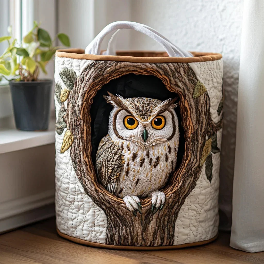 Elara | Quilted Decorative Storage Basket