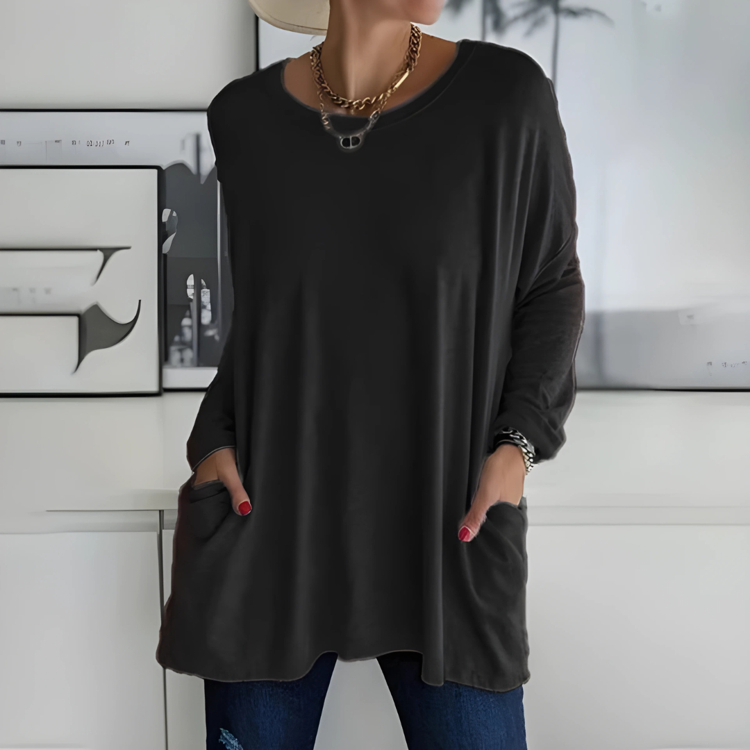 Aria - Relaxed Long Sleeve Top