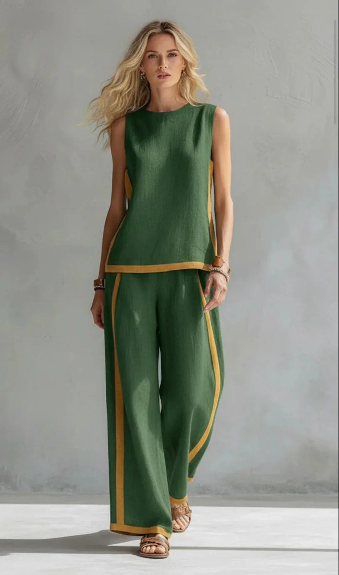 Emilia | Elegant Contrast Co-Ord Set
