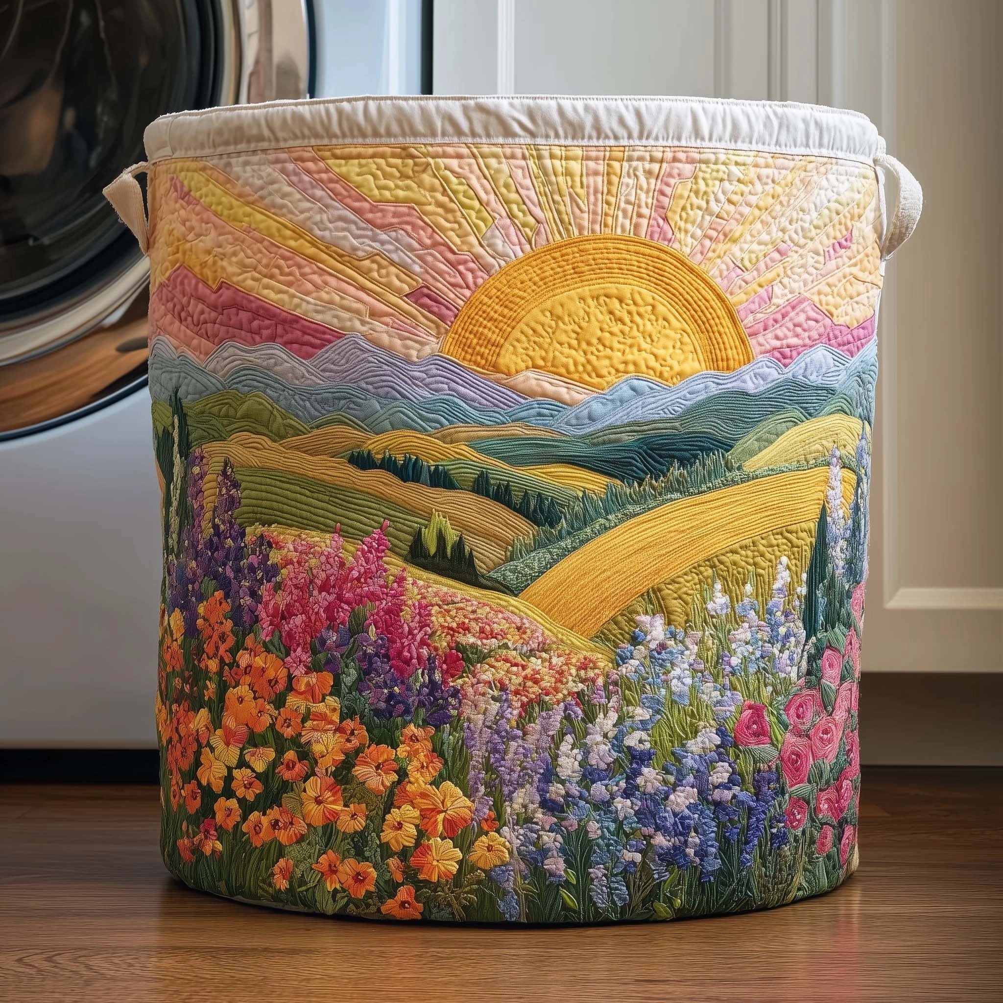 Elara | Quilted Decorative Storage Basket