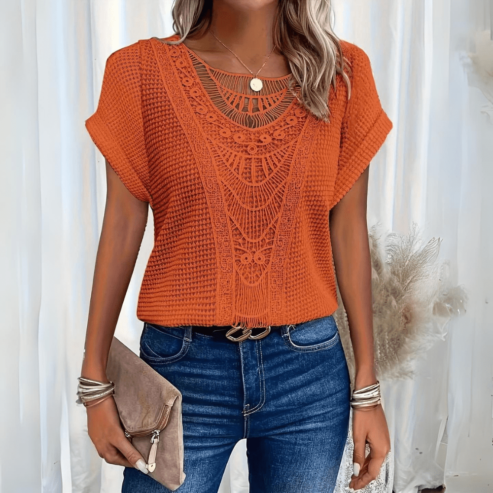 Avelisse | Bohemian Embroidered Blouse