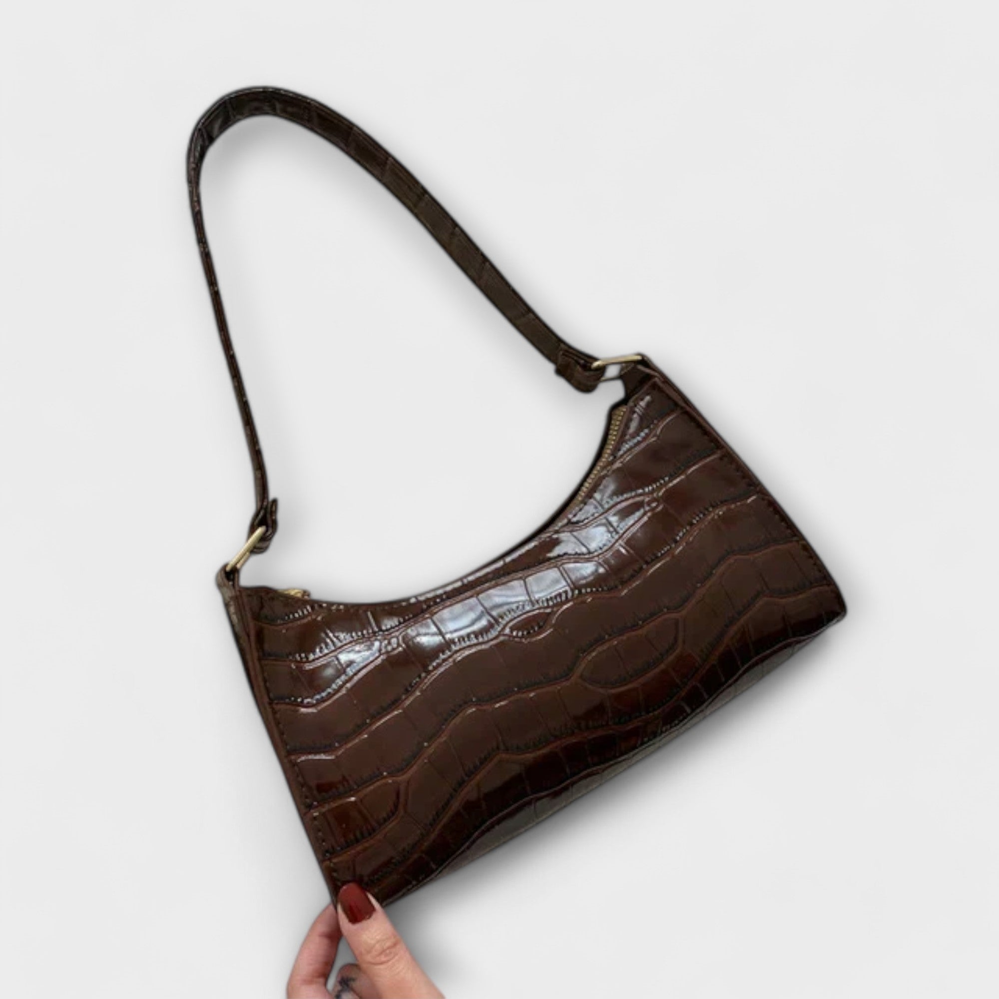 Viktorya - Glossy Leather Bag