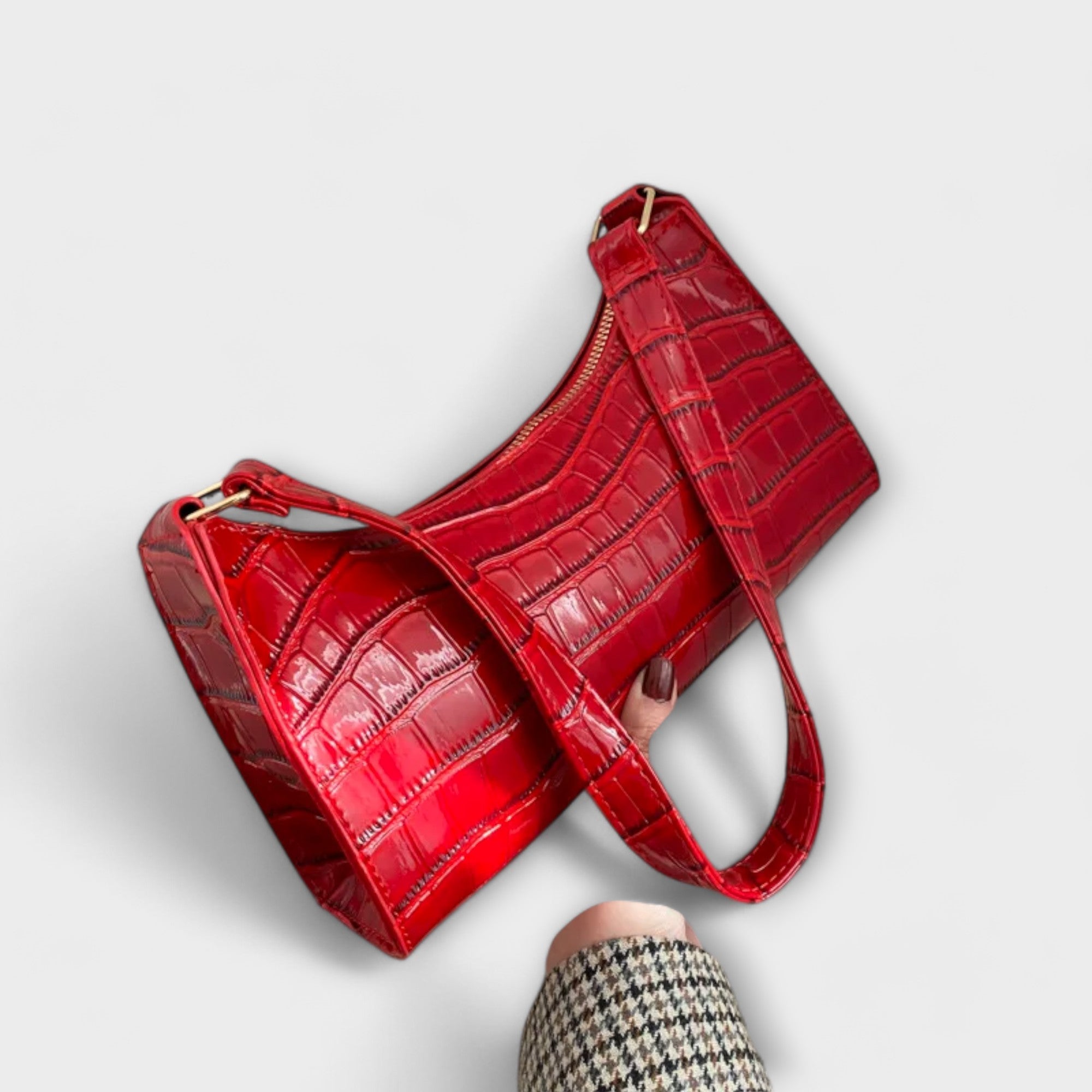 Viktorya - Glossy Leather Bag