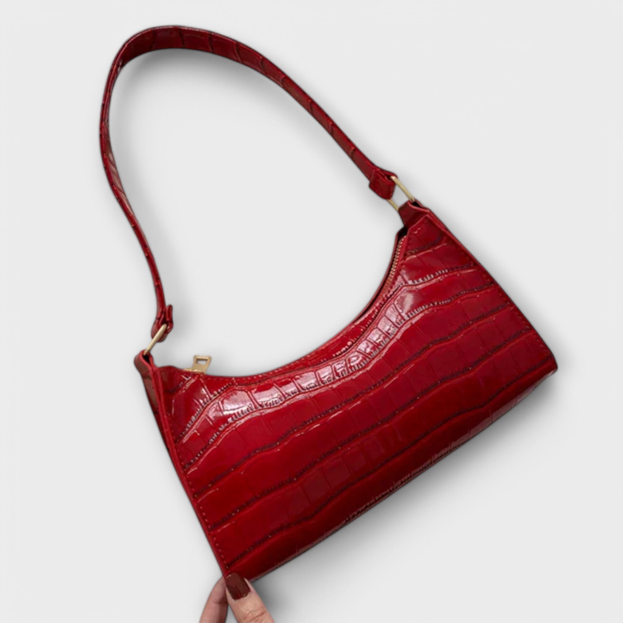 Viktorya - Glossy Leather Bag