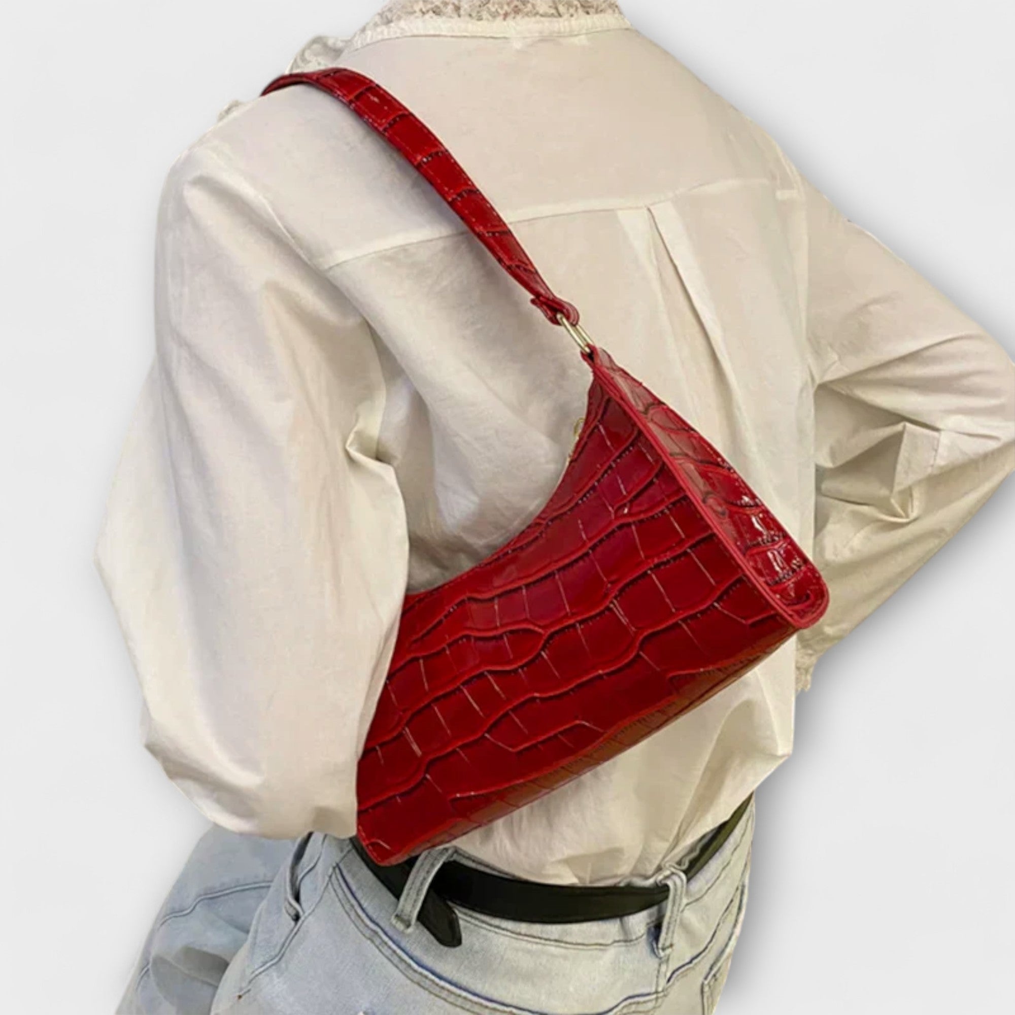 Viktorya - Glossy Leather Bag