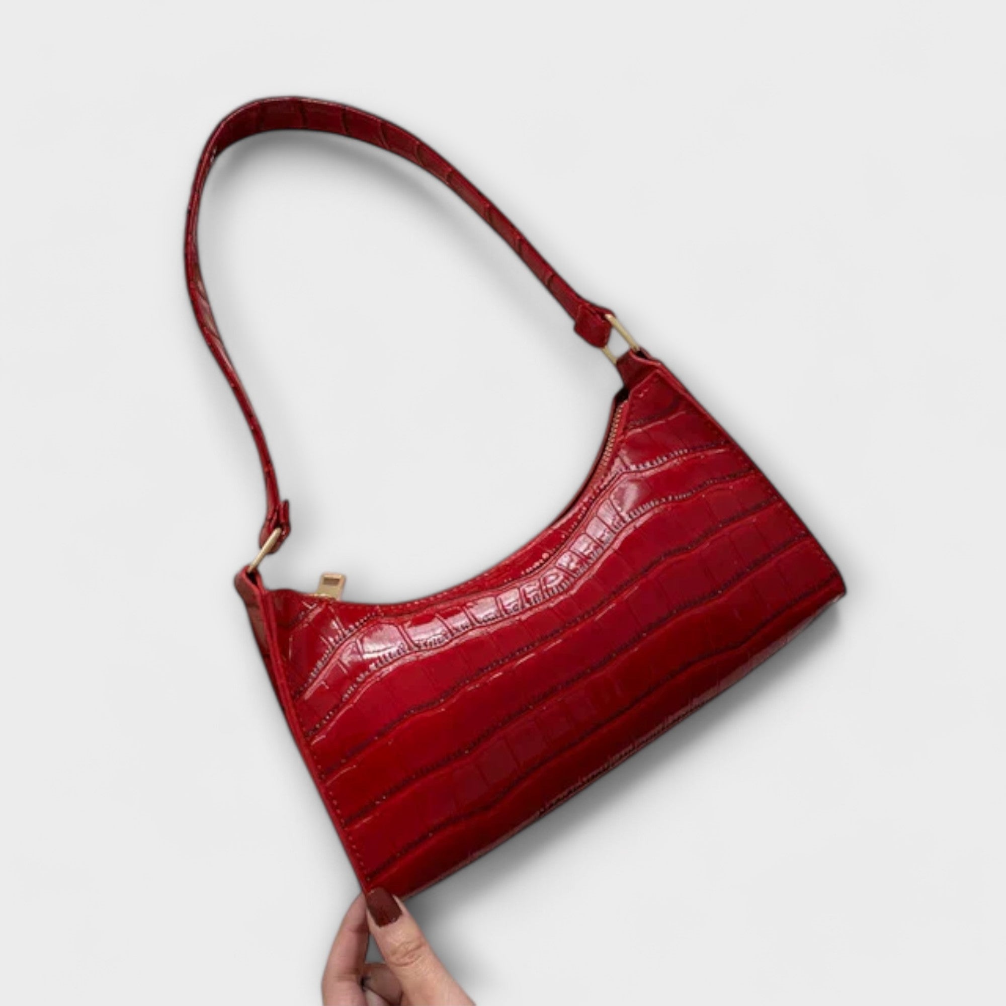 Viktorya - Glossy Leather Bag