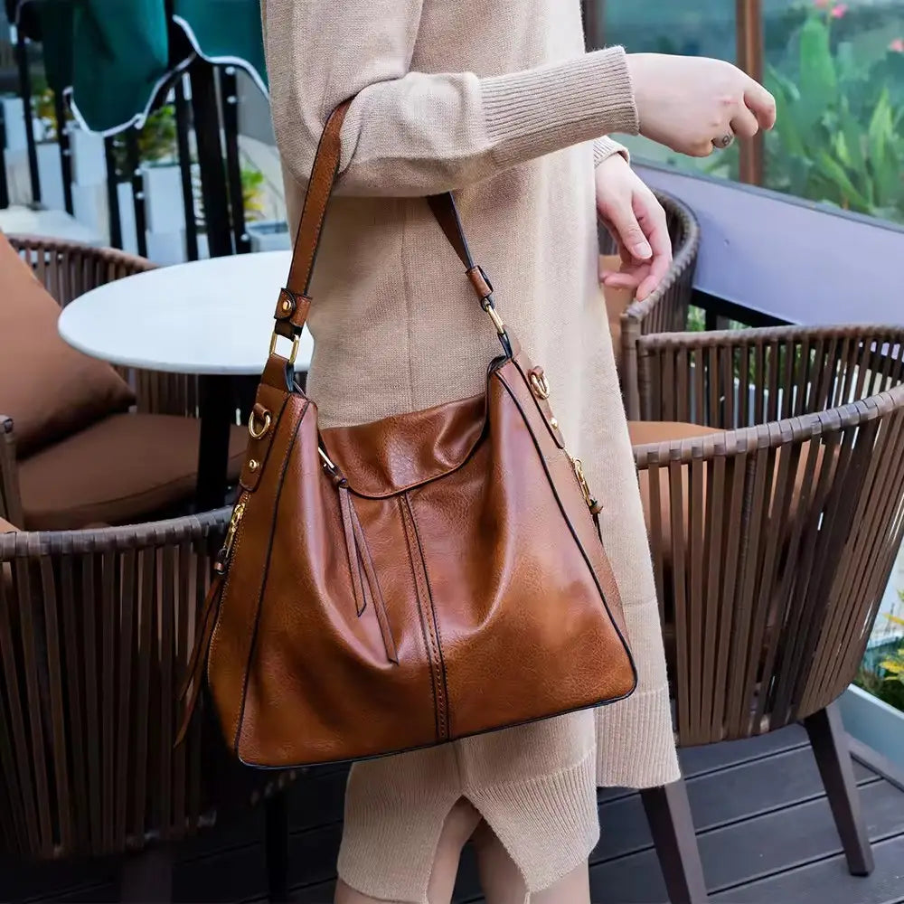 Sophia | Luxury Three-Piece Hobo Handbag Set