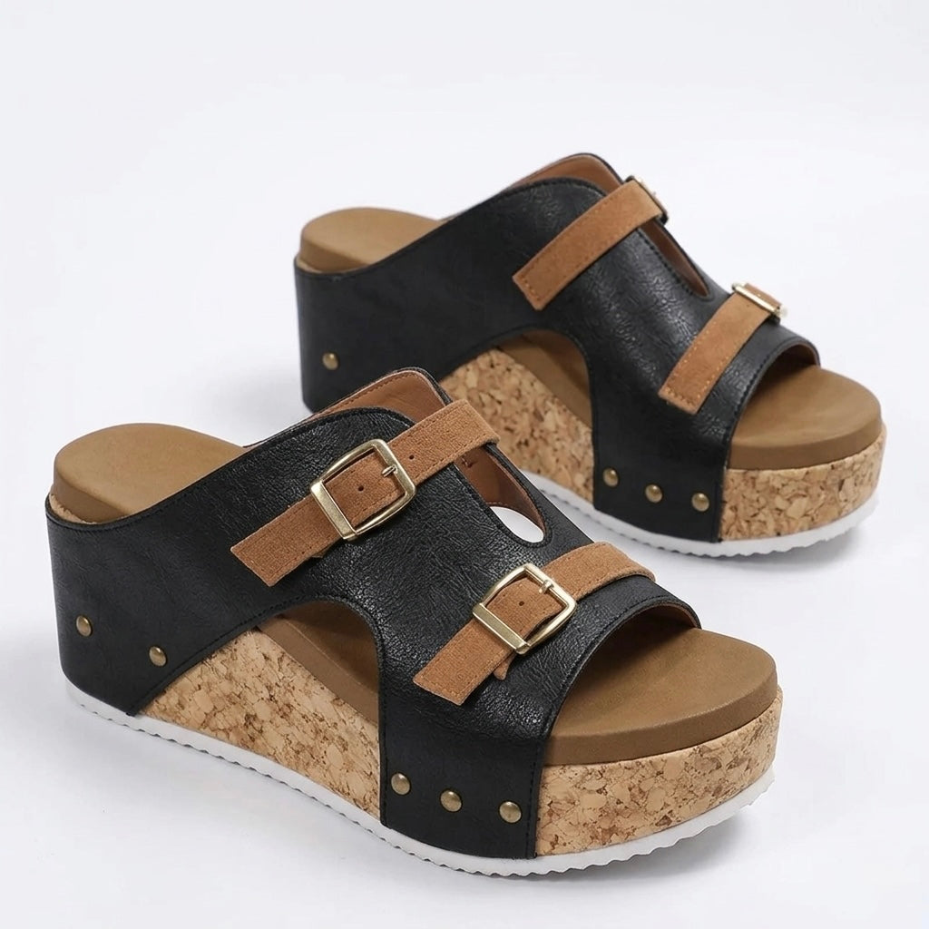 Beosha Platform Sandals
