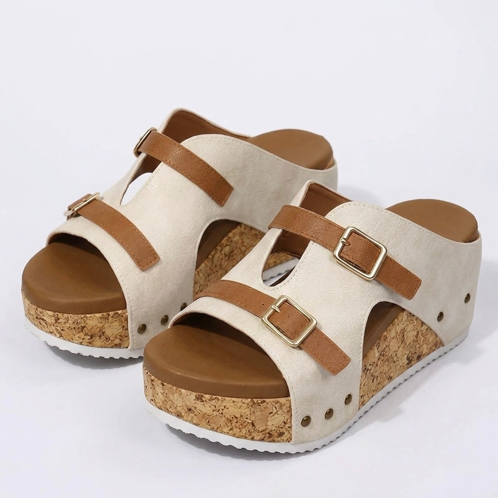 Beosha Platform Sandals