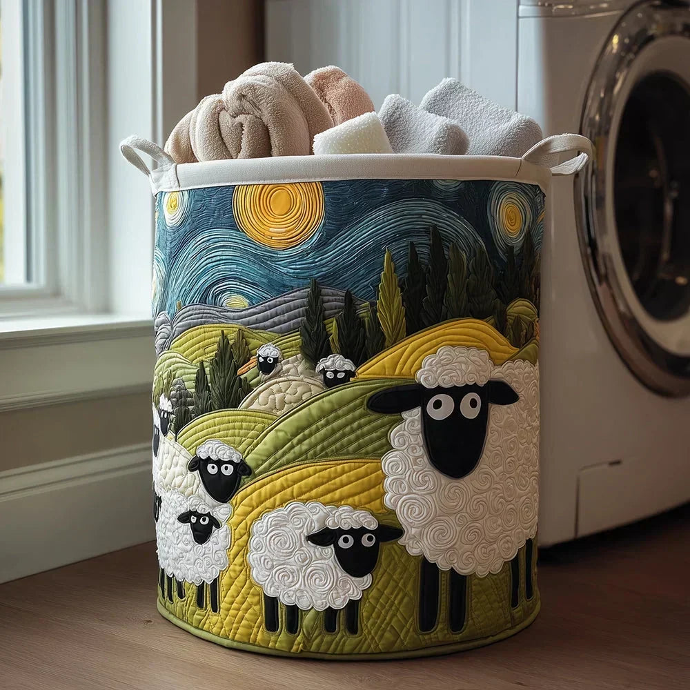 Elara | Quilted Decorative Storage Basket