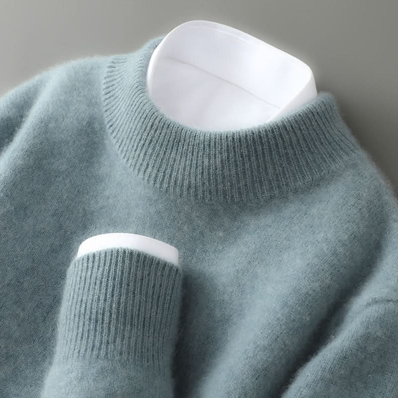 Ashbourne | Luxury Mock Neck Knit Jumper