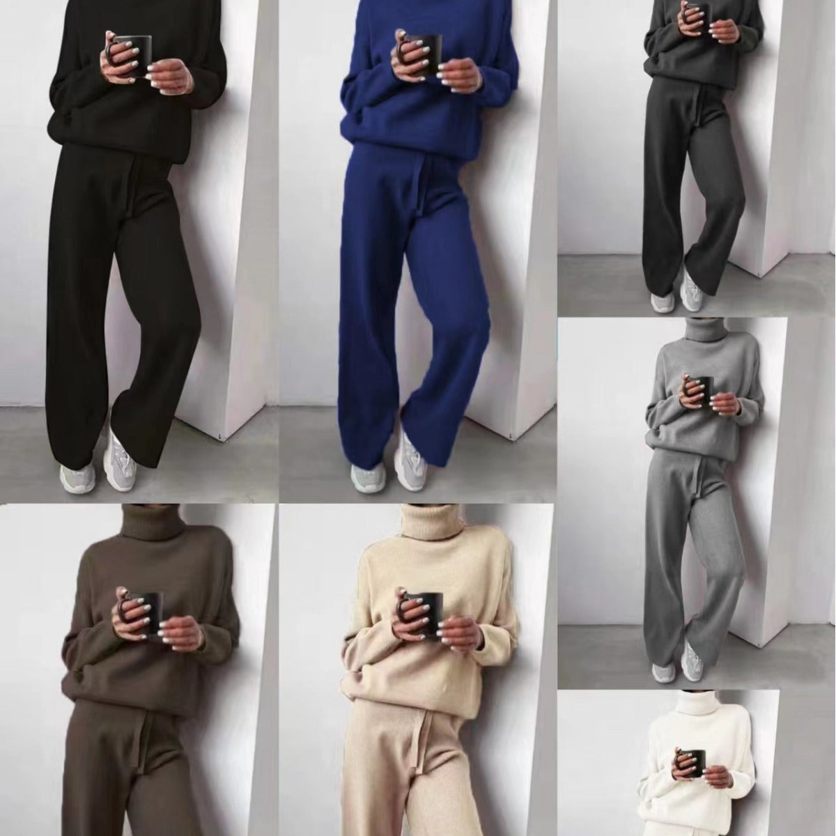 Marlia - Cozy Turtleneck Set