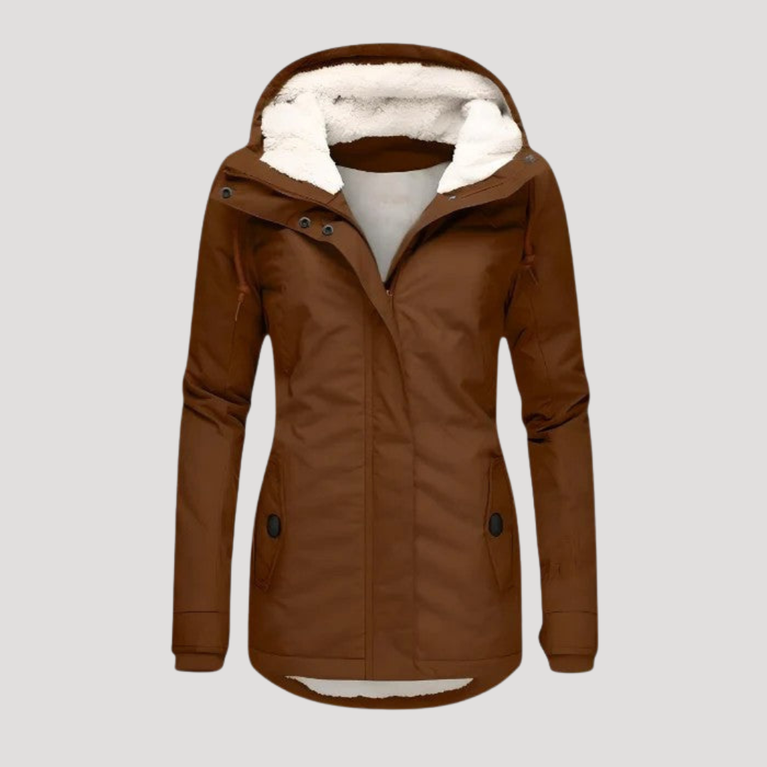 Seravia - Waterproof Winter Jacket with Hood