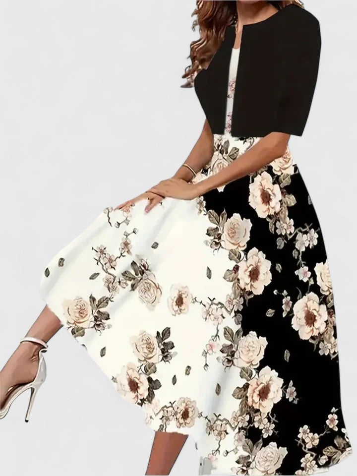 Chantal - Elegant Midi Dress