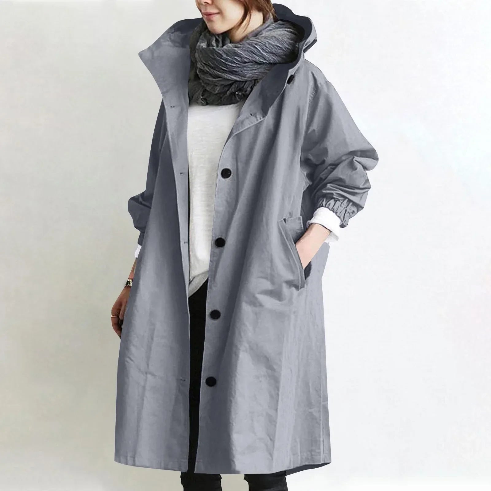 Hooded Trench Coat Ella