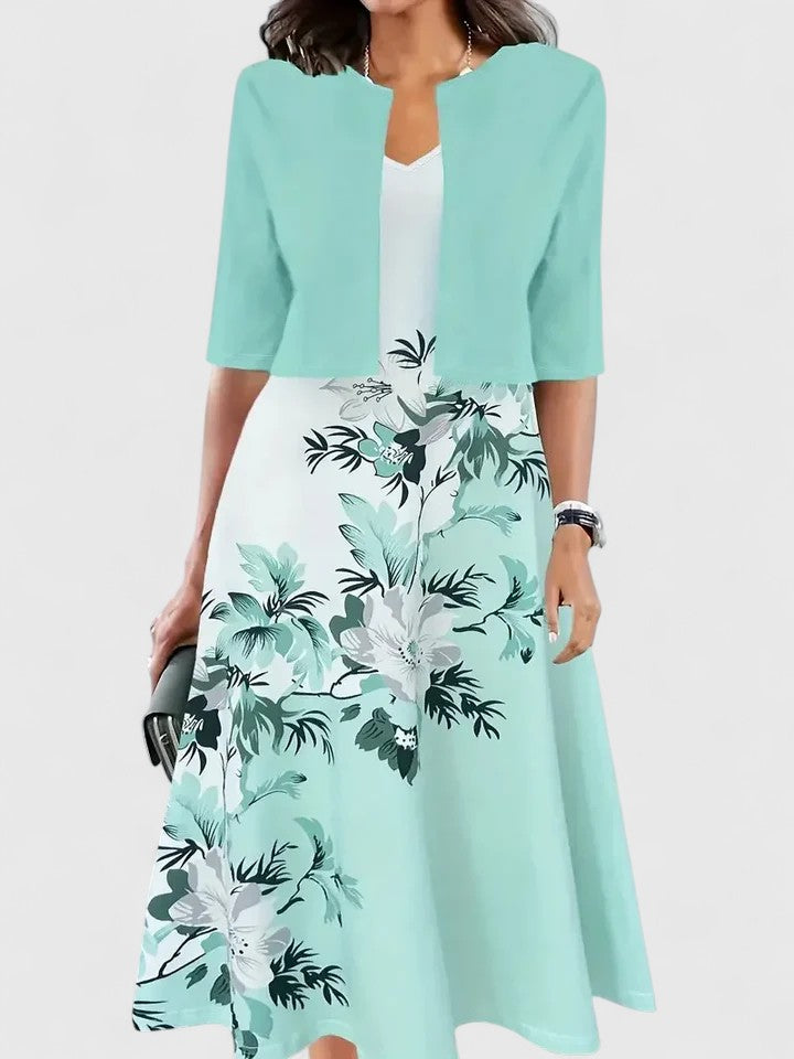 Chantal - Elegant Midi Dress