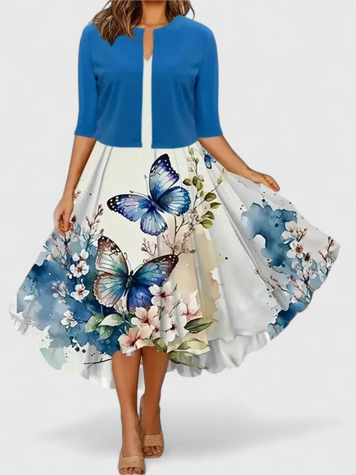 Chantal - Elegant Midi Dress