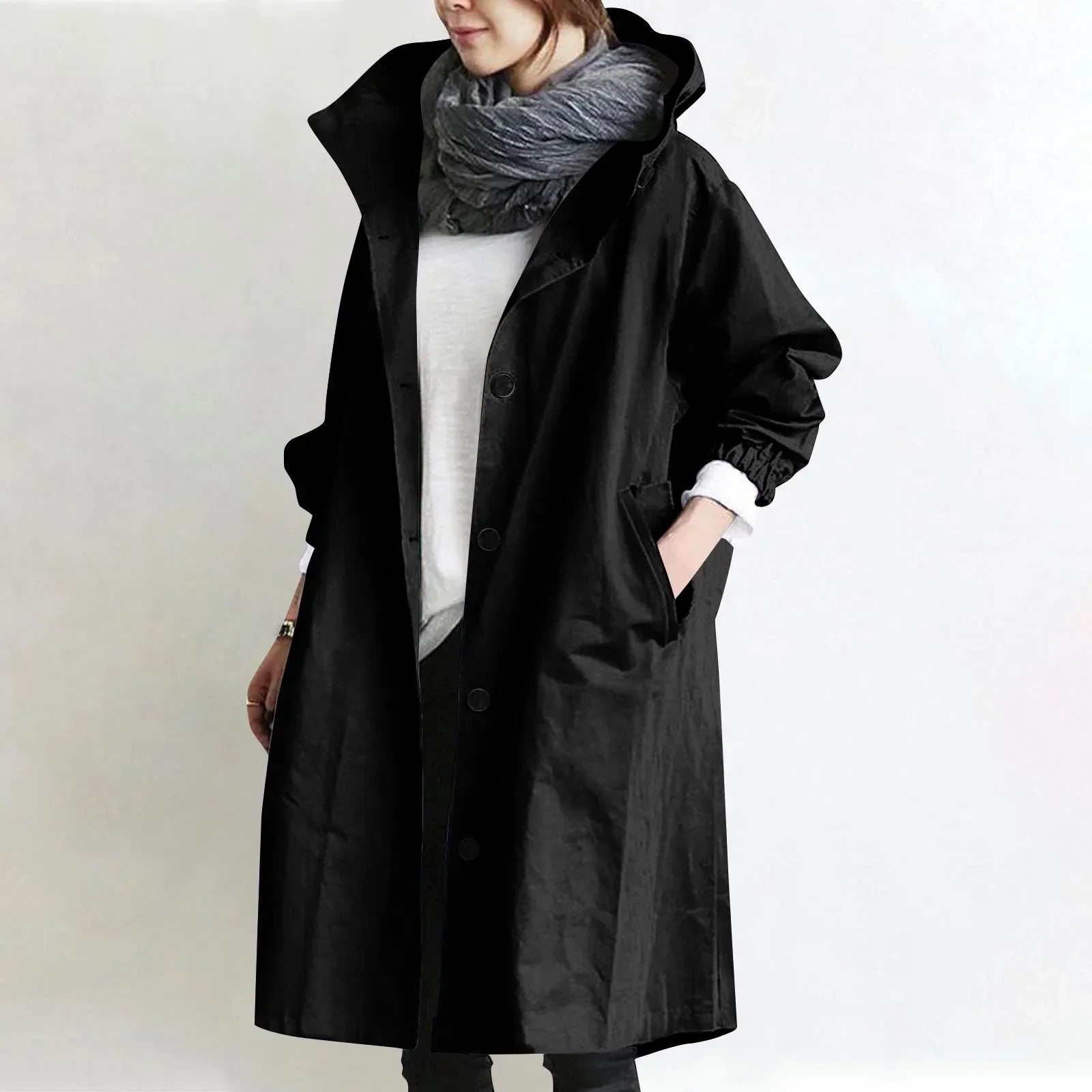 Hooded Trench Coat Ella
