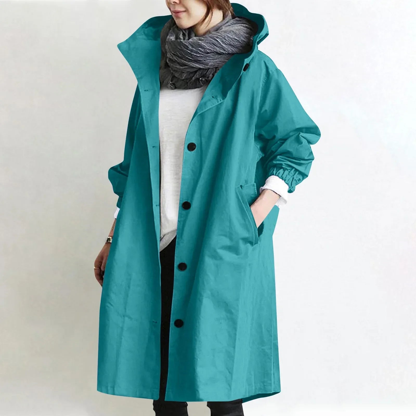Hooded Trench Coat Ella