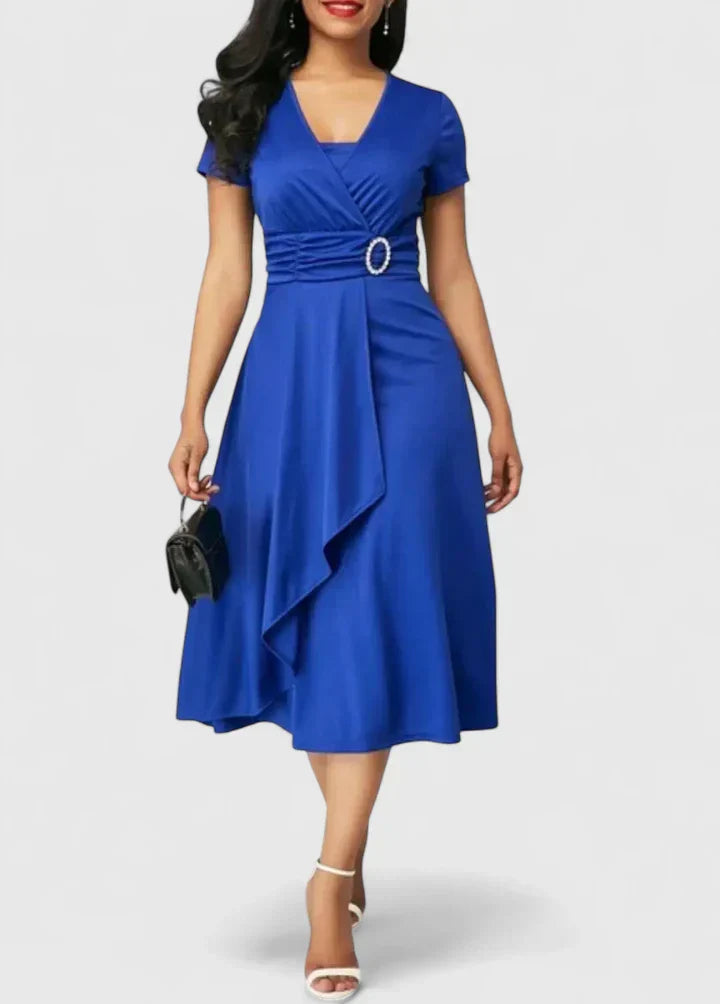 Zhyrelle - Elegant Midi Dress