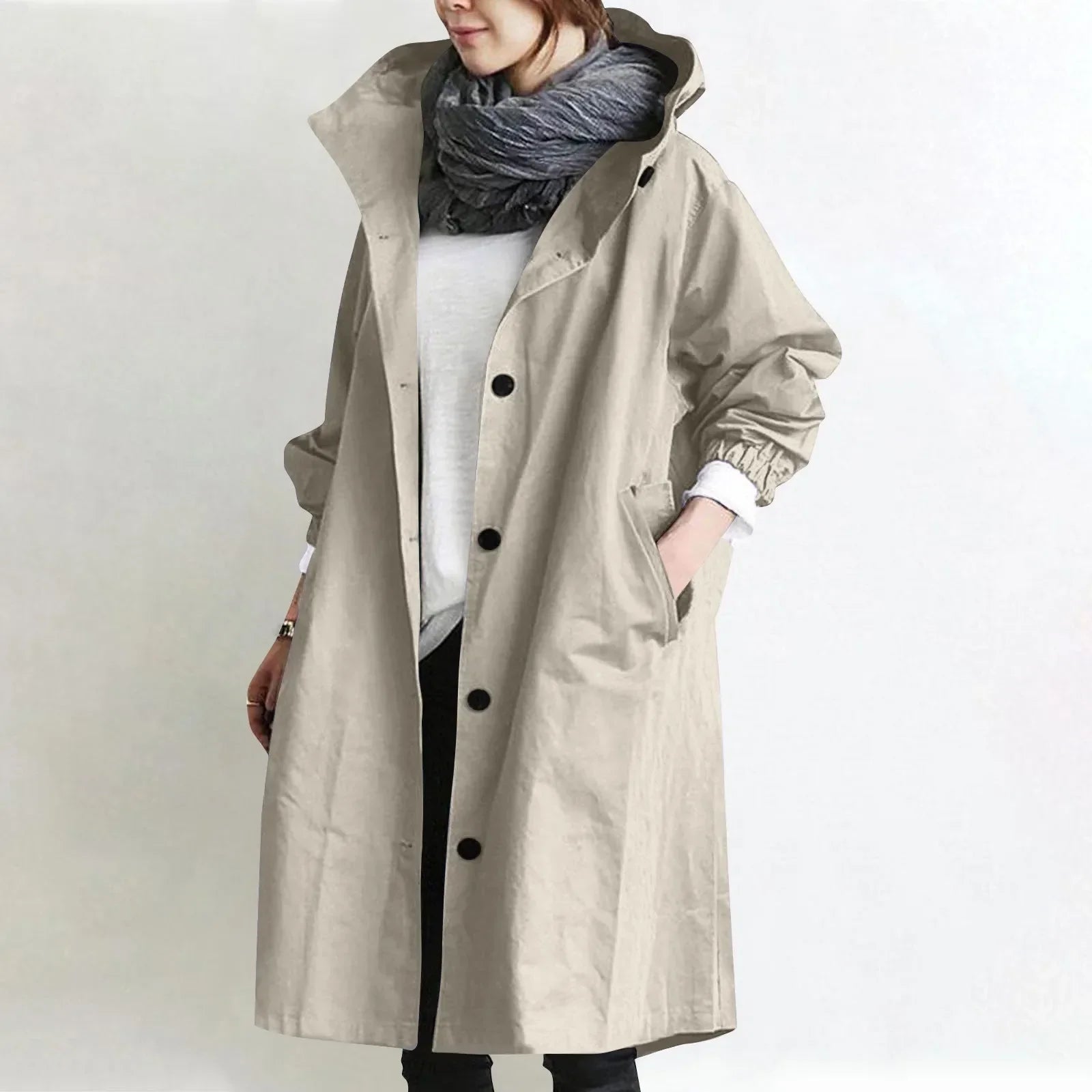 Hooded Trench Coat Ella