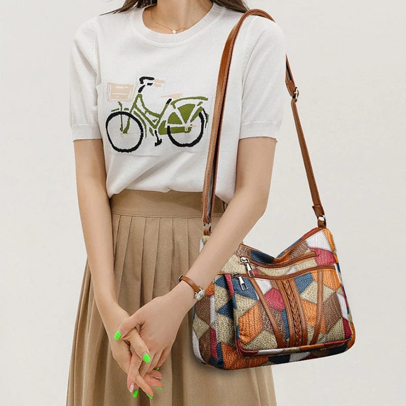 Solara - Mosaic Leather Bag