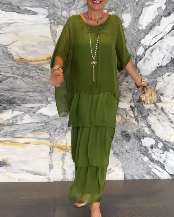 Lara - Elegant Flowing Maxi Dress