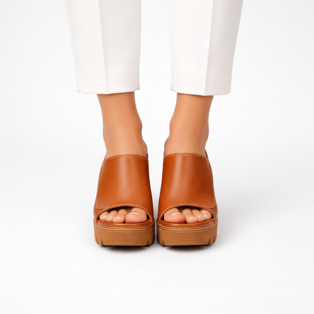 Genevieve | Elevated Platform Mule Heels
