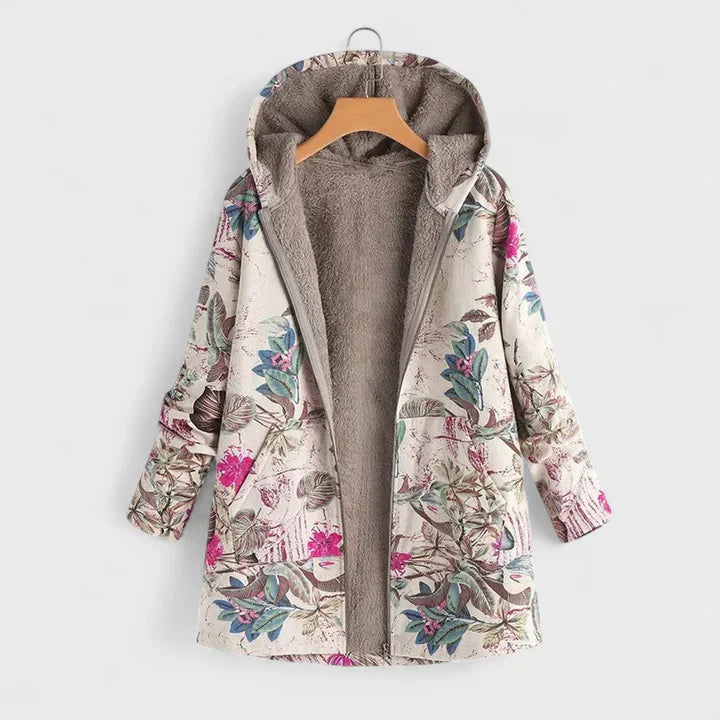 Briar | Vintage Floral Hooded Parka