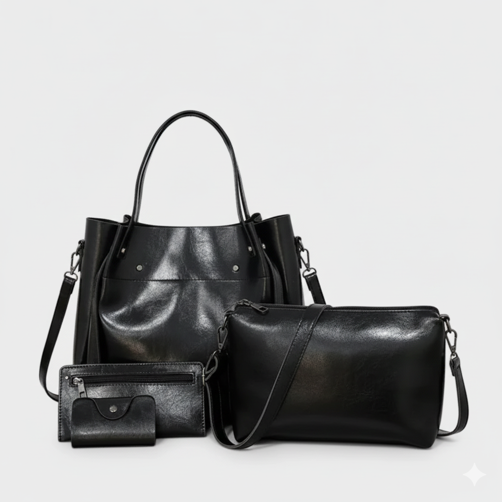 Eline - 4-Piece Vintage Bag Set