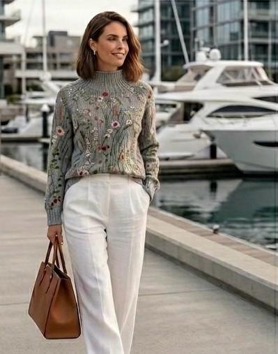 Rosamund | Floral Knit Jumper